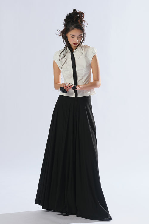 8ght 8ghts Wander ‘Wander’ Modal Midi Skirt for Women with Pockets, A-line Skirt