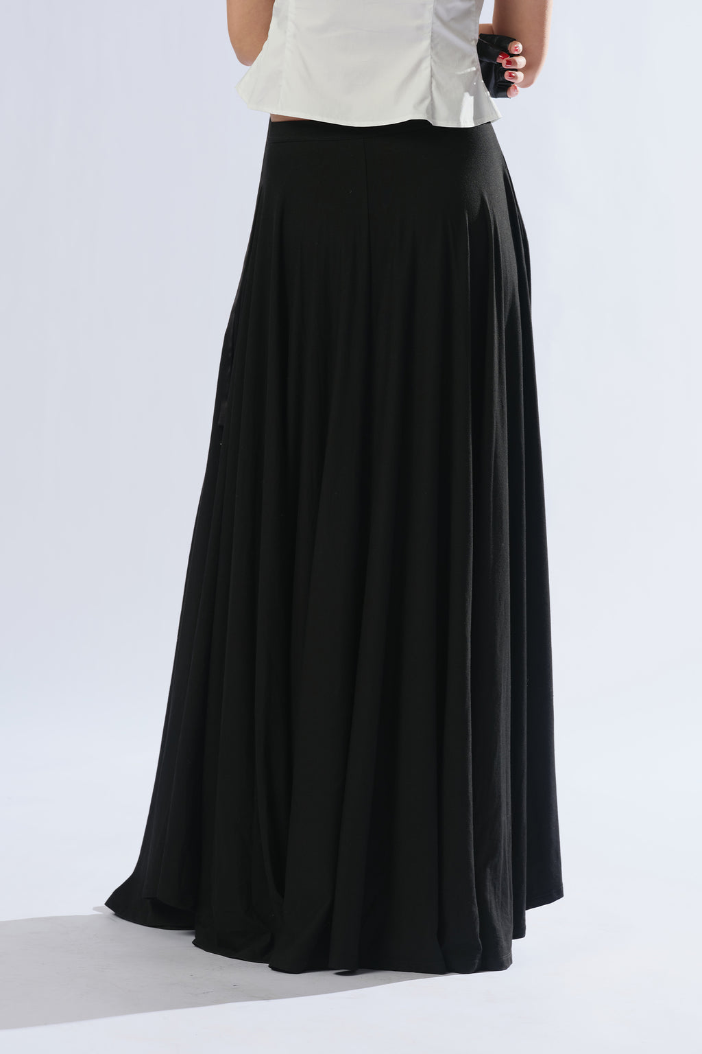 8ght 8ghts Wander ‘Wander’ Modal Midi Skirt for Women with Pockets, A-line Skirt